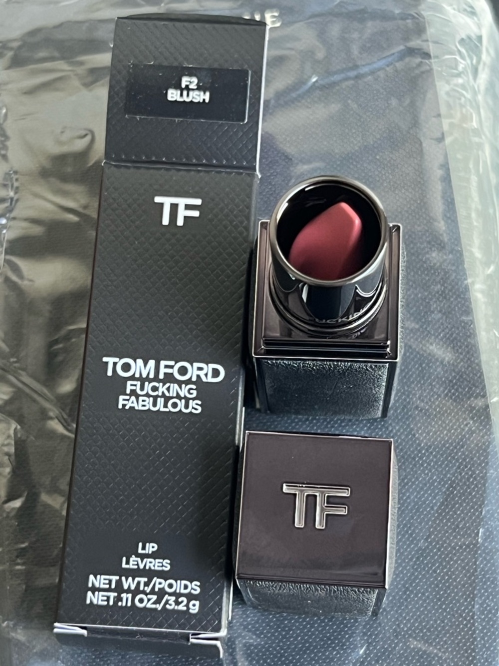 TOM FORD Fucking Fabulous Lip Color Matte Lipstick F2 Blush 3.2g New in Box GWP